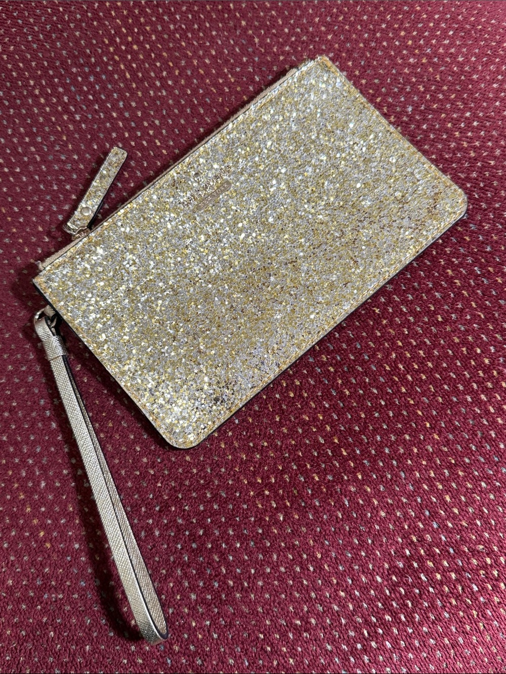 ♠️ Kate Spade Gold Glitter Wristlet ♠️